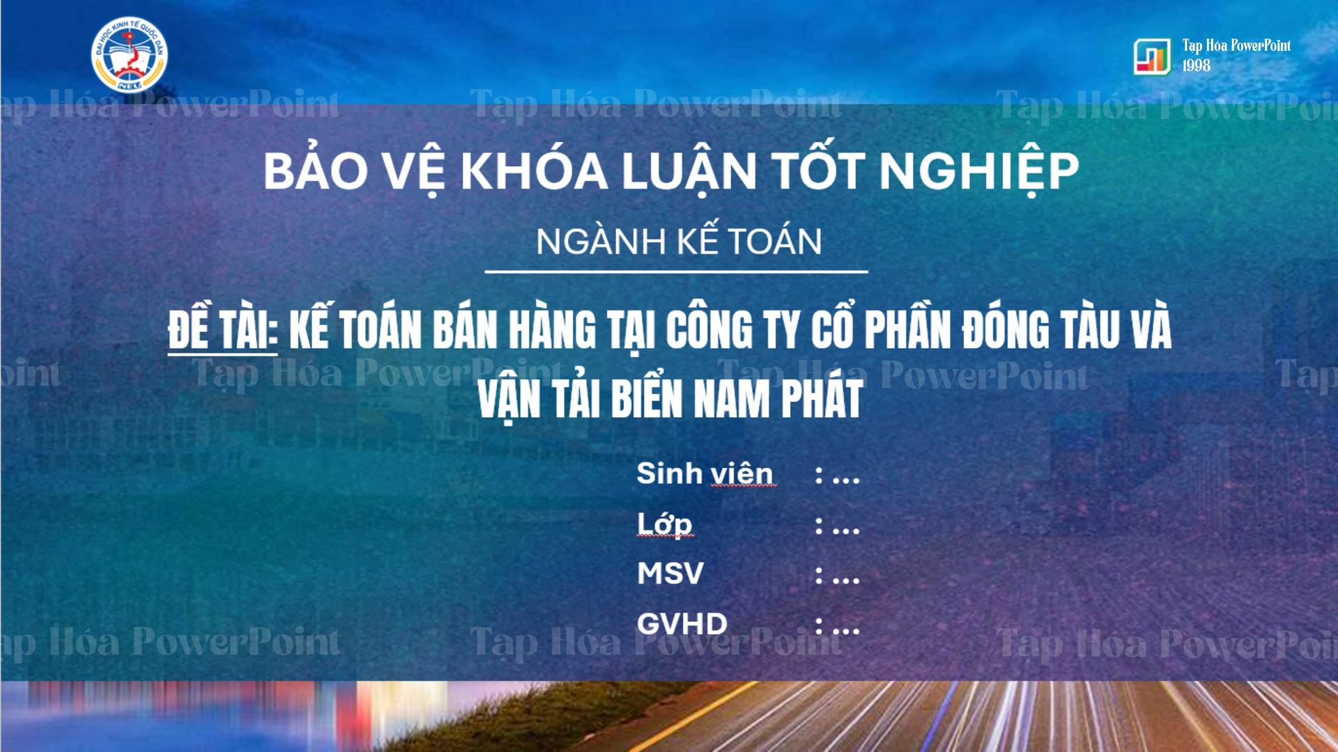 Slide KLTN_NEU_Ngành kế toán - 1