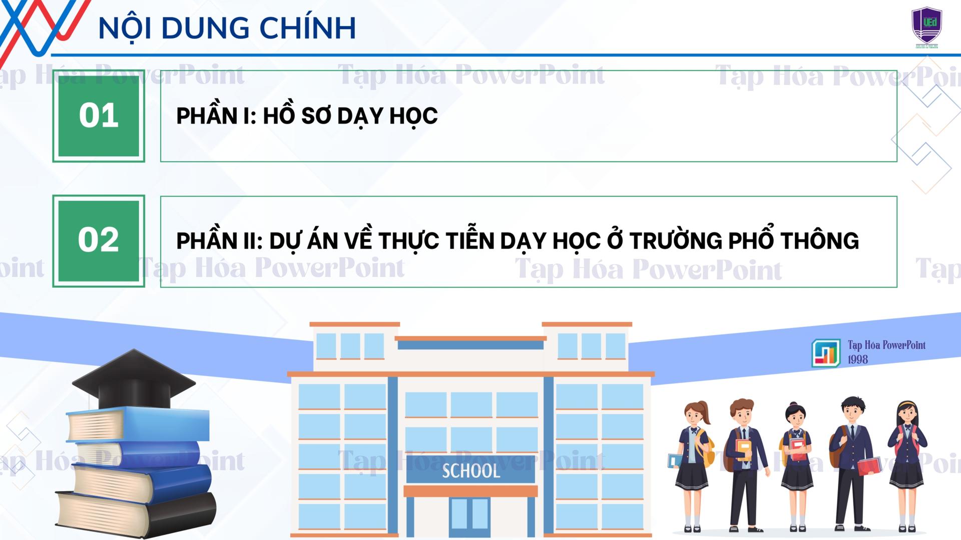 Báo cáo KLTN ngành sư phạm - 2