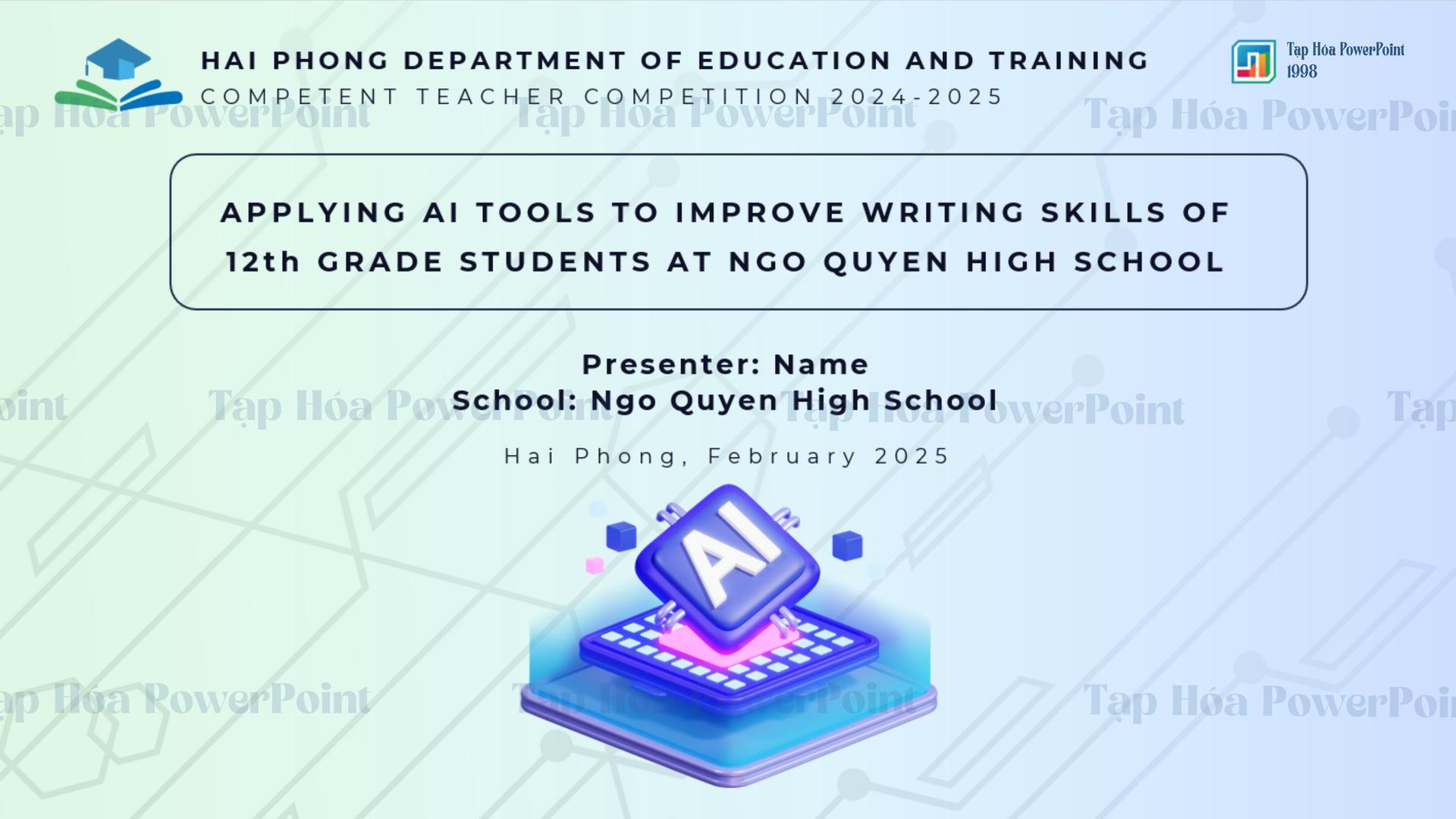 Slide Bài giảng GVG - Ứng dụng AI - 1