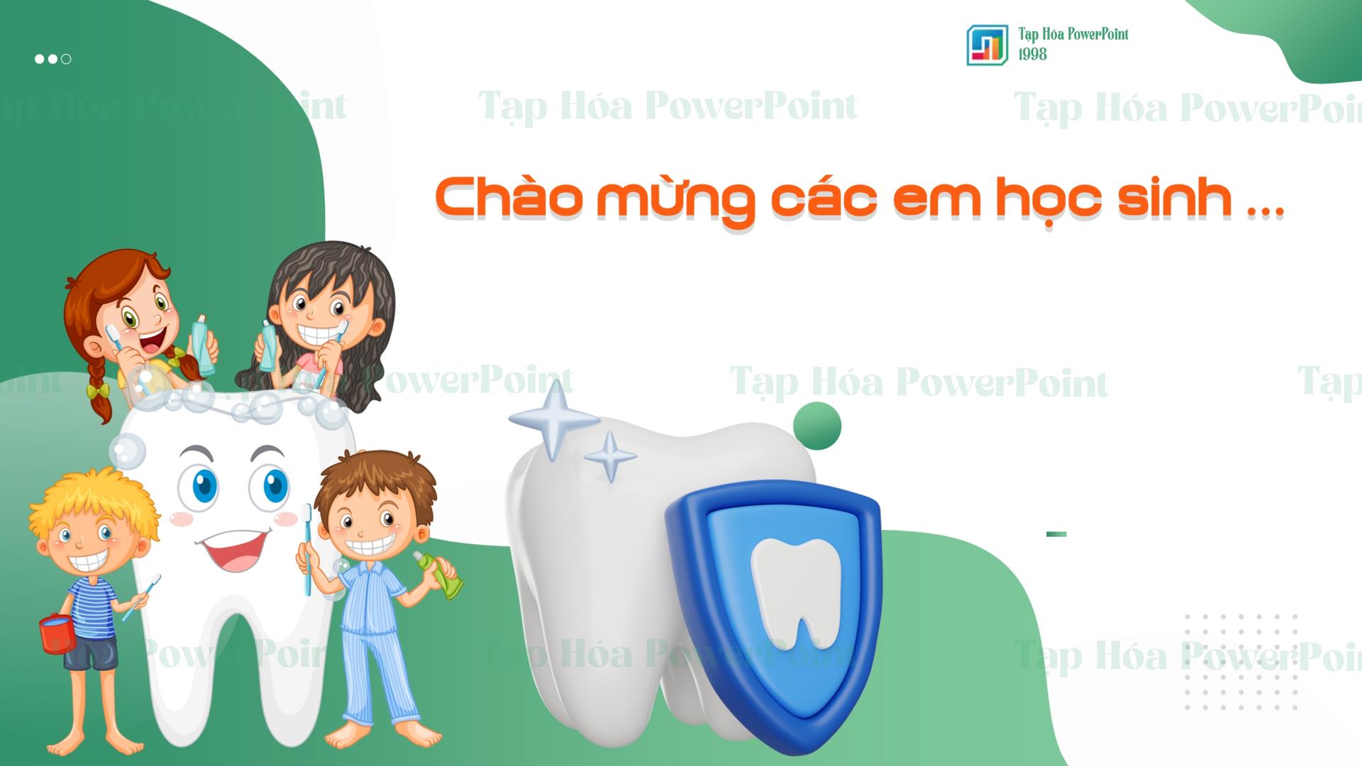 Bài giảng về nha khoa trẻ em - 1