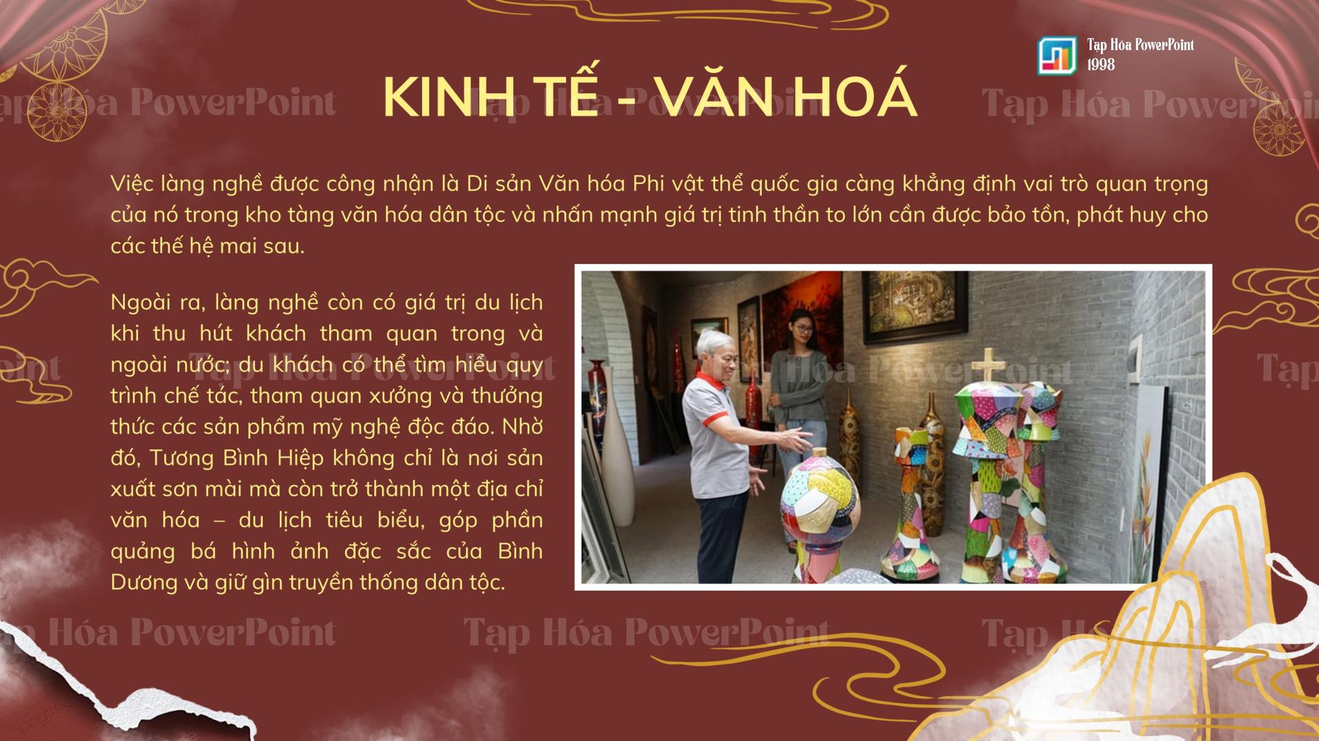 Template PowerPoint Văn Hóa Việt Nam – Làng Nghề Sơn Mài Truyền Thống - 5