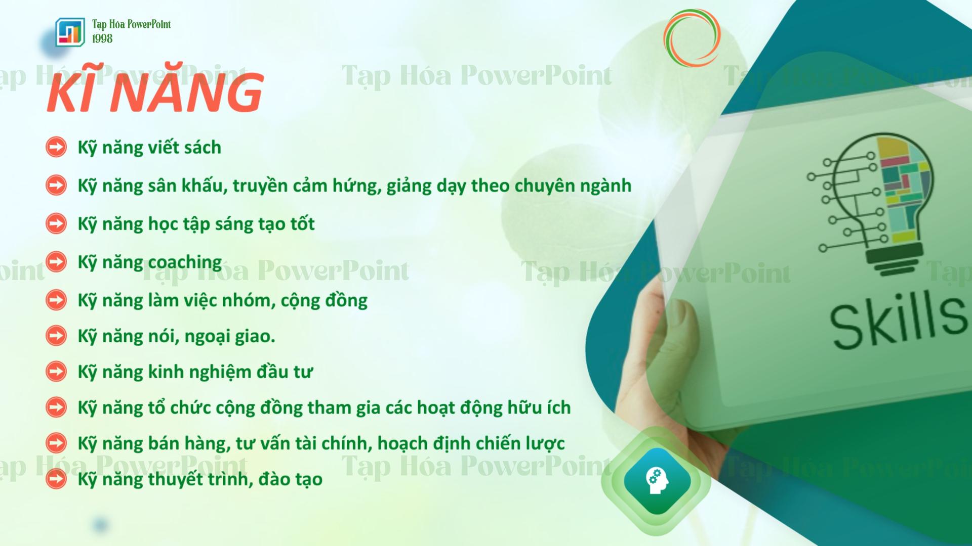 Template PowerPoint Profile Cá Nhân – CV Giới Thiệu Bản Thân Chuyên Nghiệp - 6