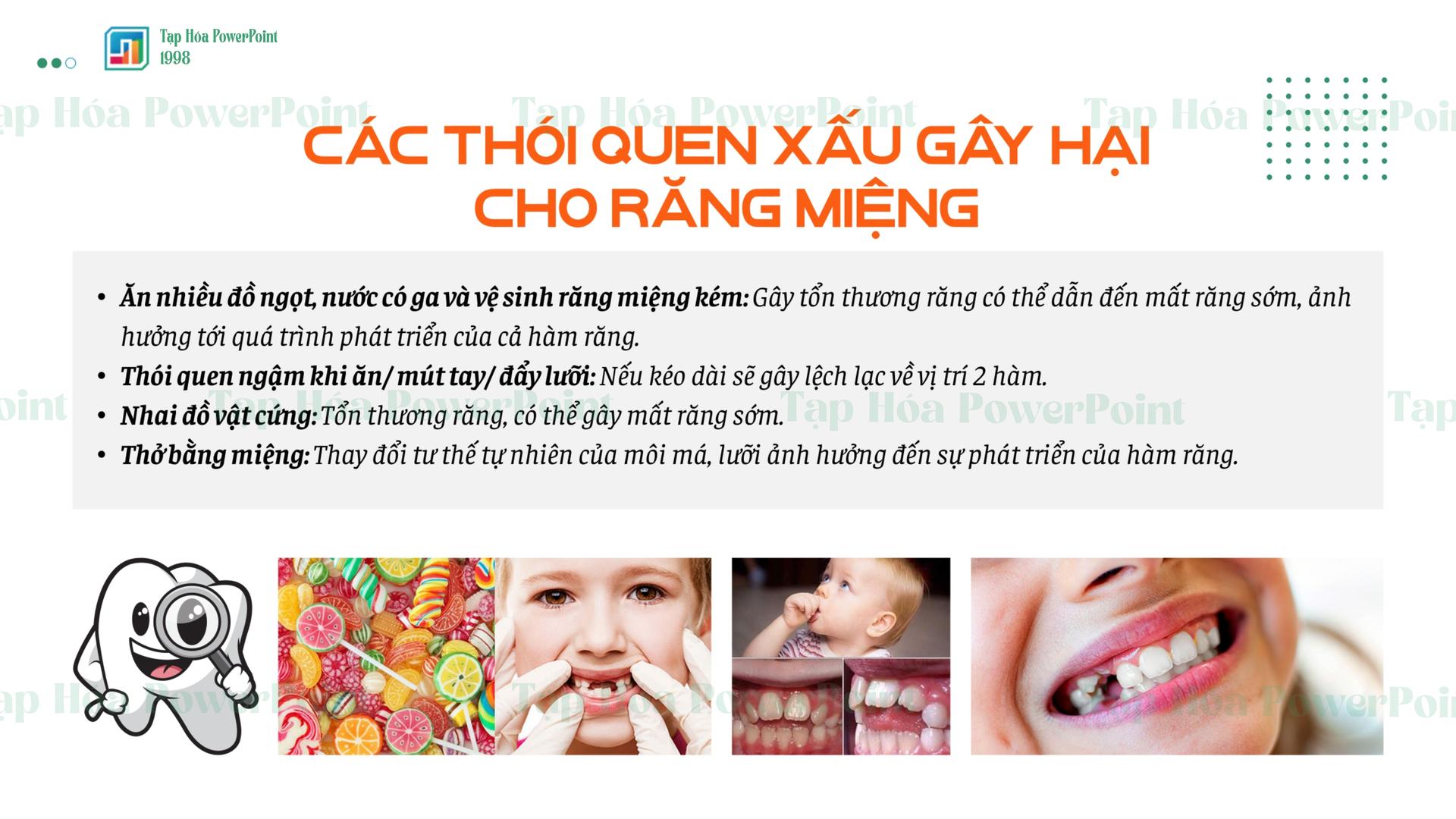 Bài giảng về nha khoa trẻ em - 4
