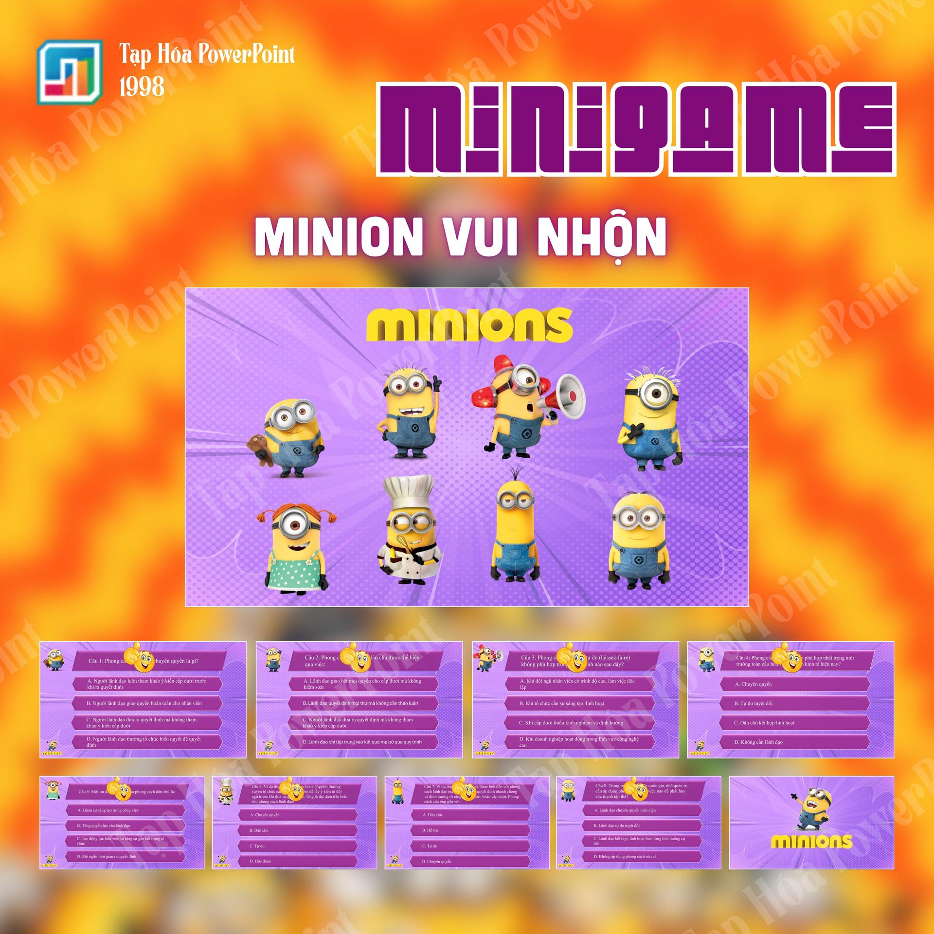 Minigame minon 8 câu