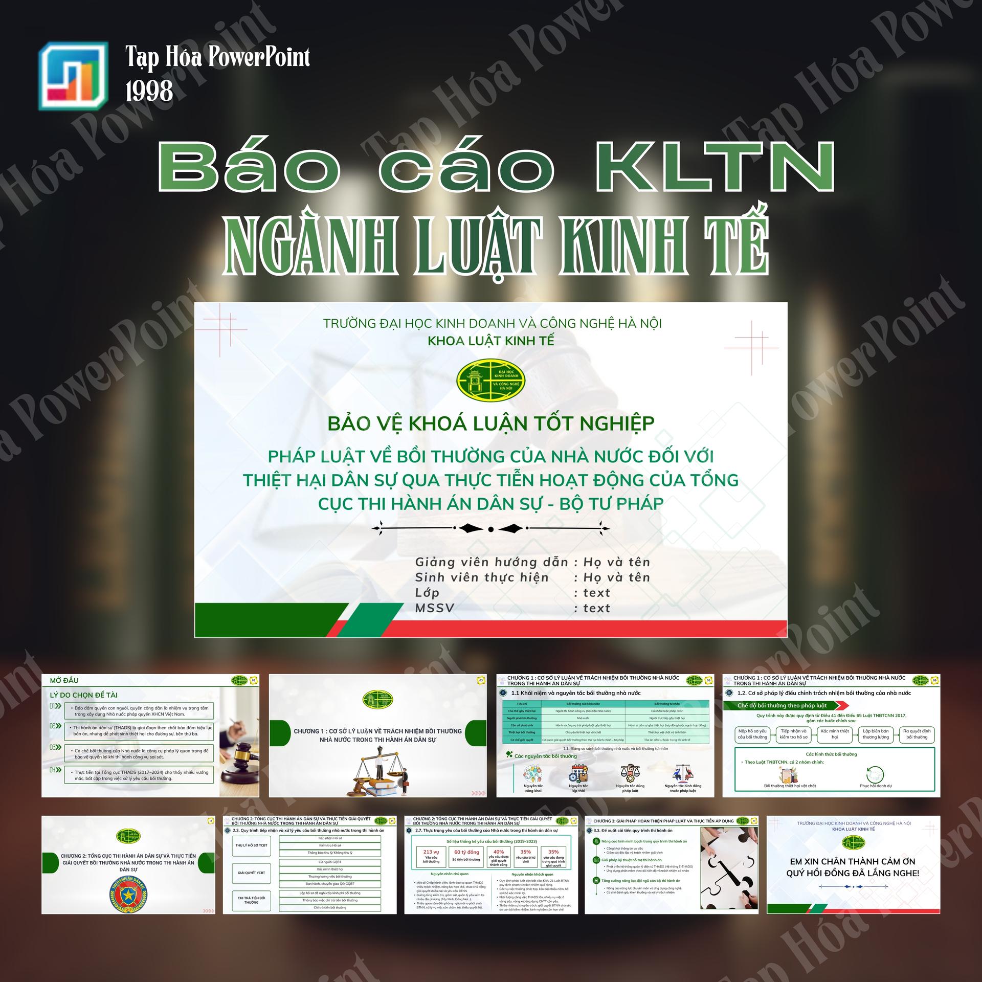 Template KLTN ngành luật kinh tế