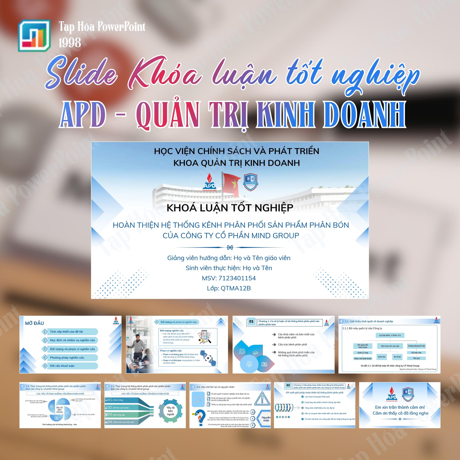 Mẫu KLTN_APD_KHOA QUẢN TRỊ KINH DOANH
