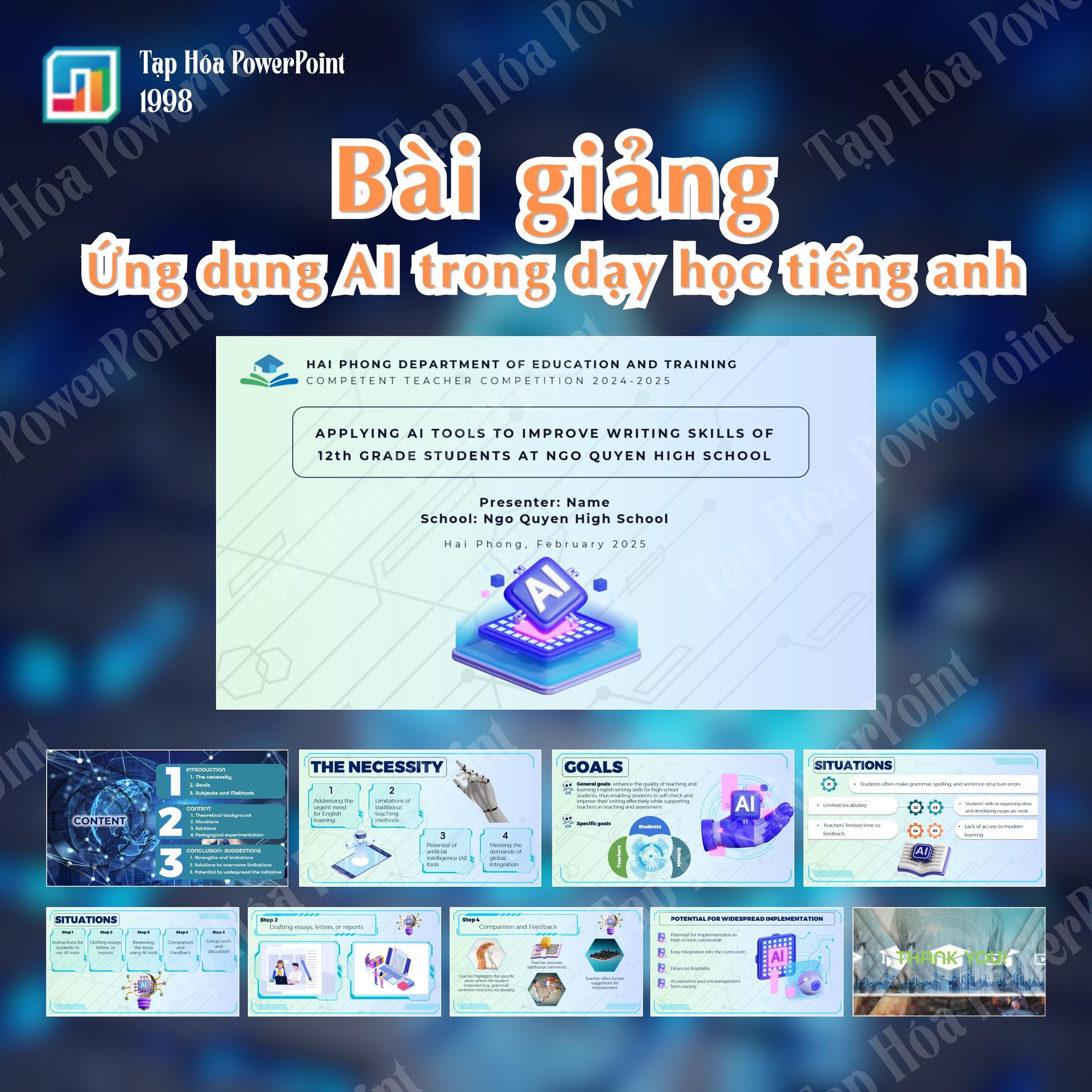 Slide Bài giảng GVG - Ứng dụng AI