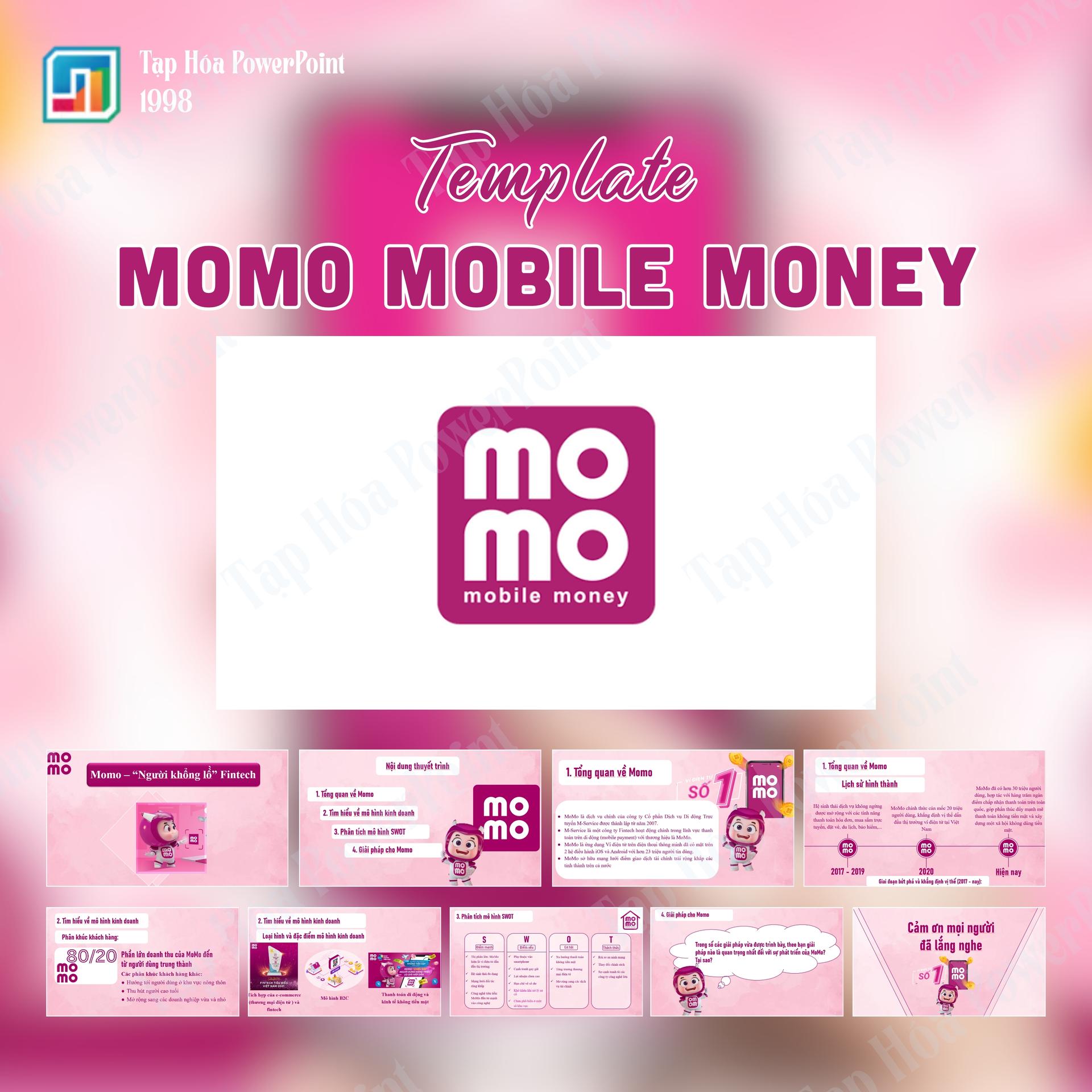 Template Thuyết Trình MoMo Mobile Money