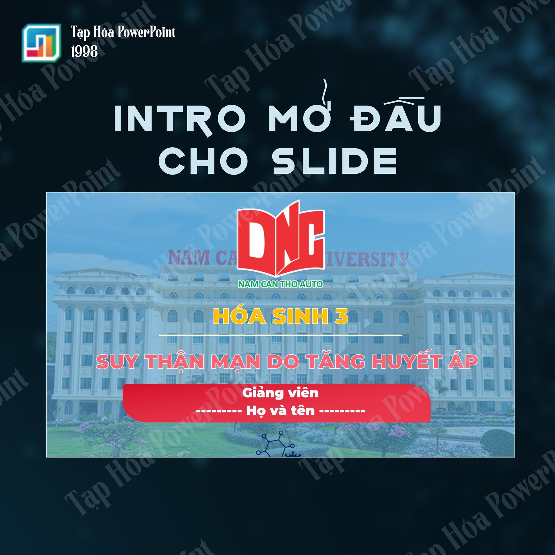 Intro mở đầu cho Powerpoint