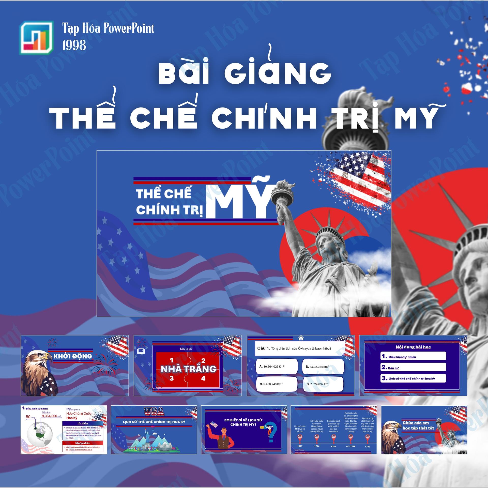 Slide Bài giảng Thể chế chính trị Mỹ