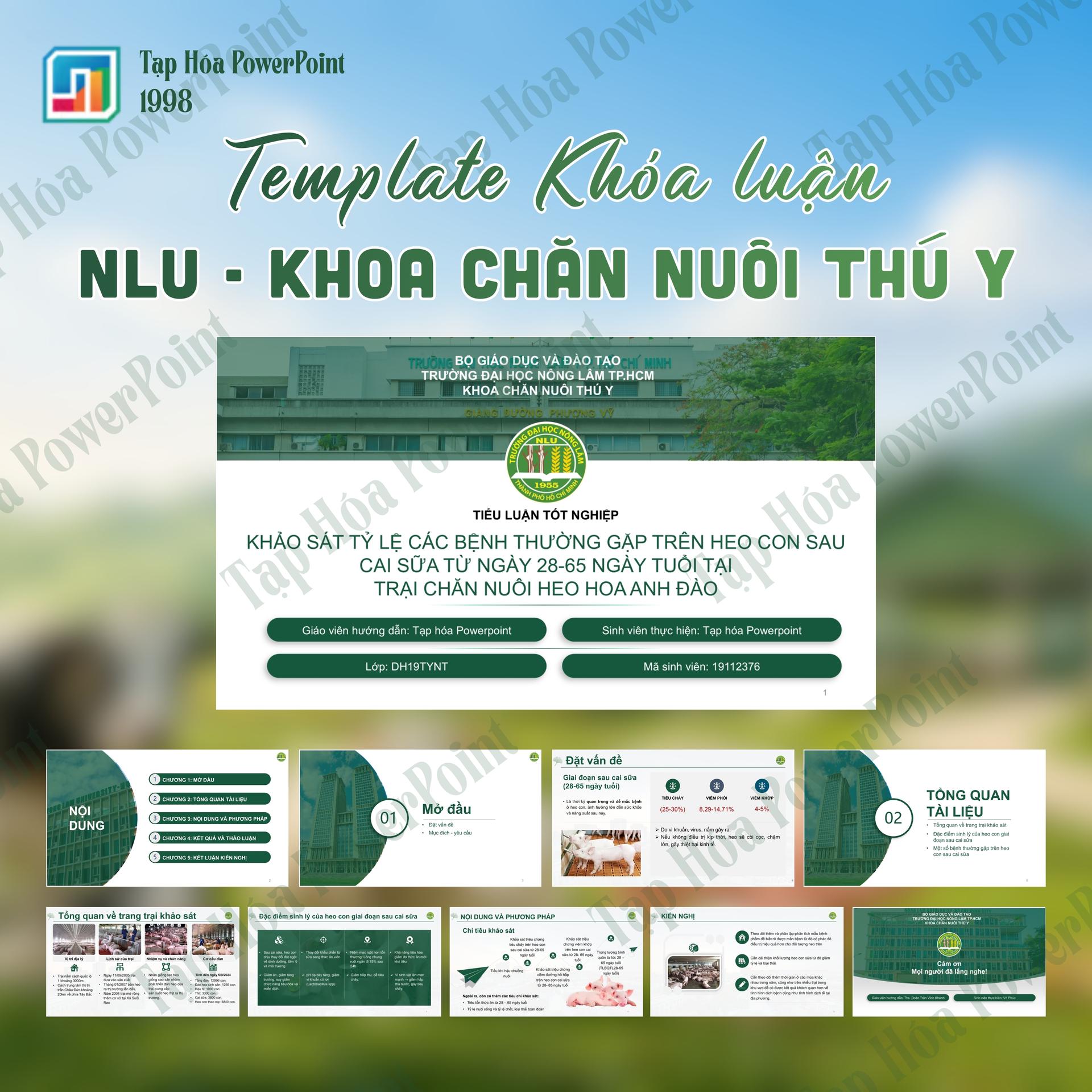 Template KLTN_NLU_Khoa chăn nuôi thú y