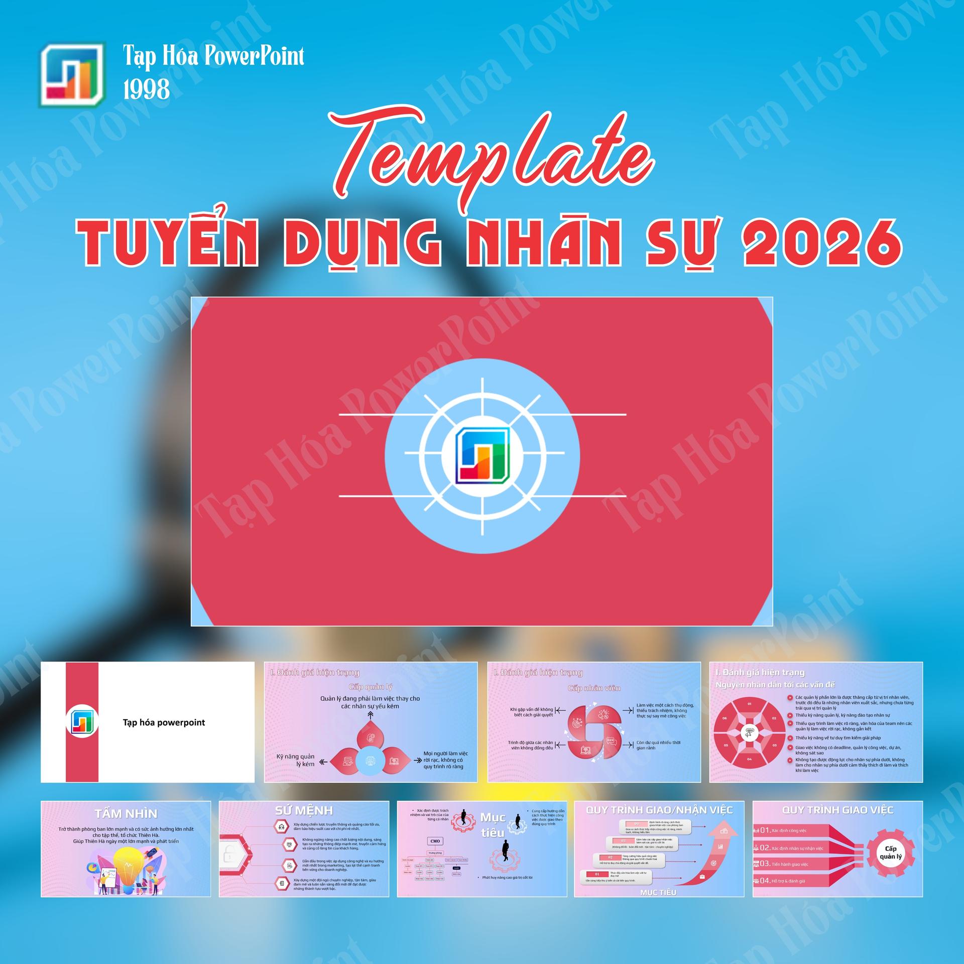 Template Tuyển dụng nhân sự 2026